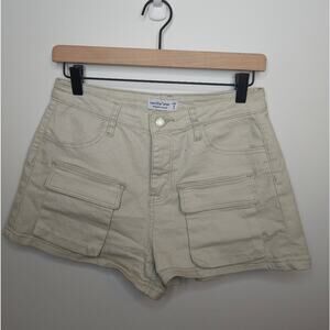 Vanilla Star Women's Cream Cargo Shorts
